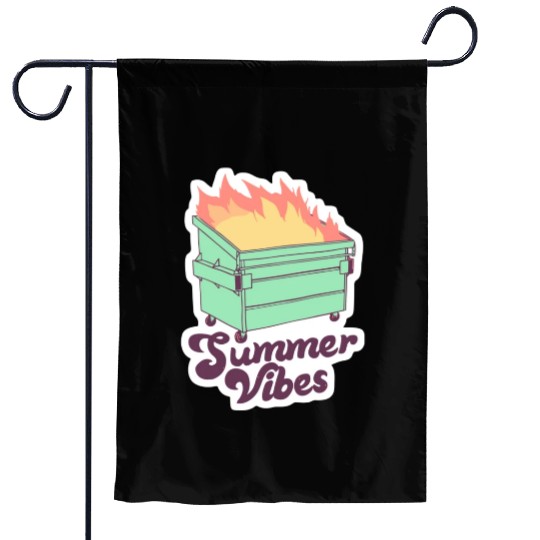 Living Hell: Summer Vibes Garden Flags