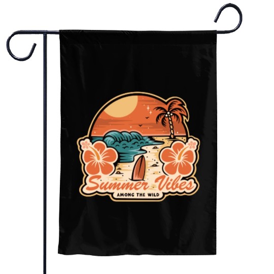 SUMMER VIBES: Among the Wild Garden Flags