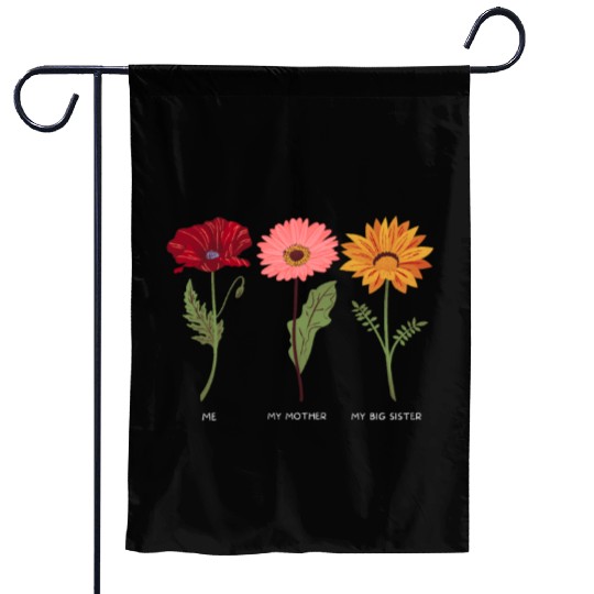Big sister and mom and me Garden Flags