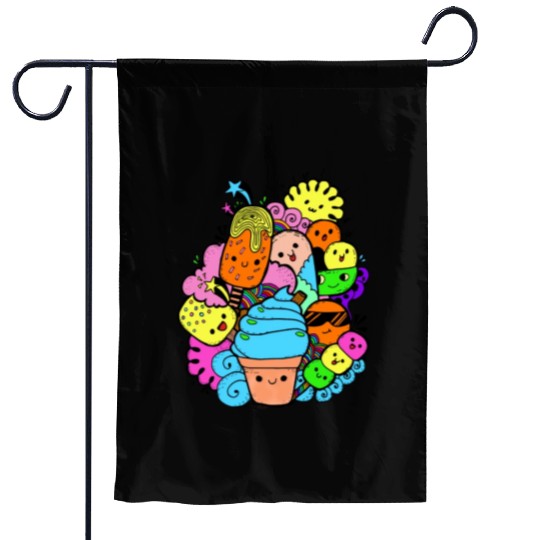 Multi Colorful Sweet Gang Garden Flags