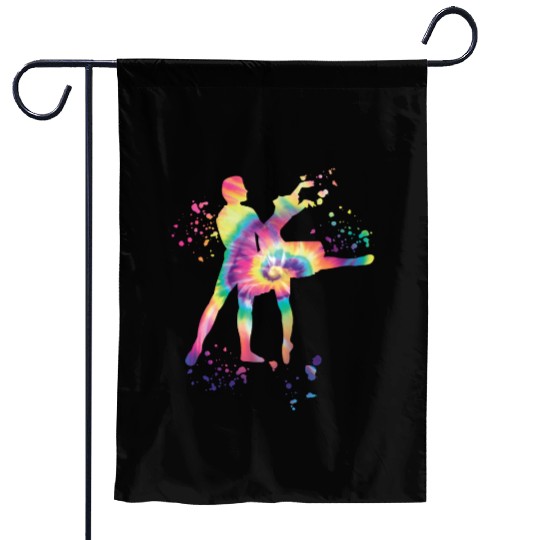 Ballet Dance Couple Woman Ballerina Garden Flags