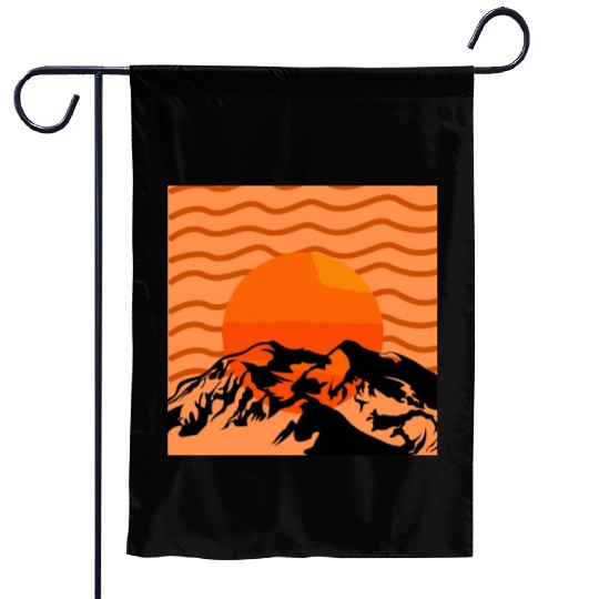 Denali Mountain Garden Flags