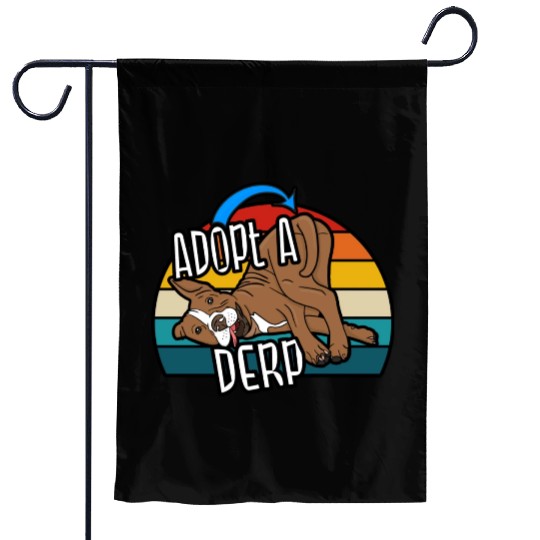 Pit Bull Lover Adopt A Derp Dog Rescue Garden Flags