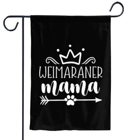 Weimaraner Mama Garden Flags