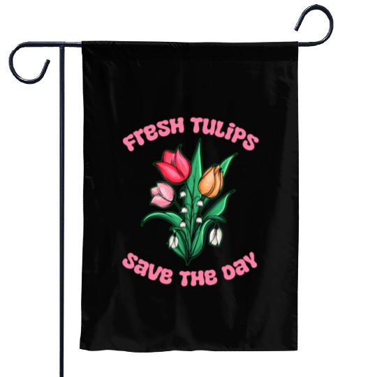 Tulip Gardening Cute Garden Flags