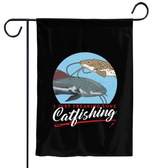 Catfish Fishing Love Catfishing Garden Flags