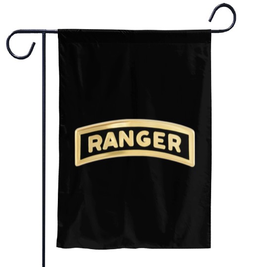 us army ranger tab enameled Garden Flags