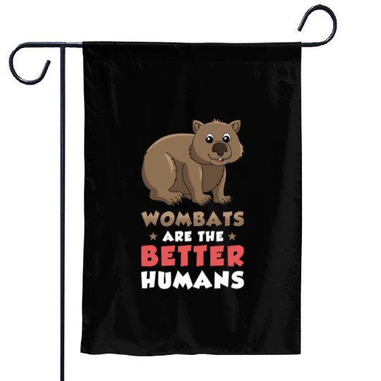 Wombat Australian Animal Lover Garden Flags
