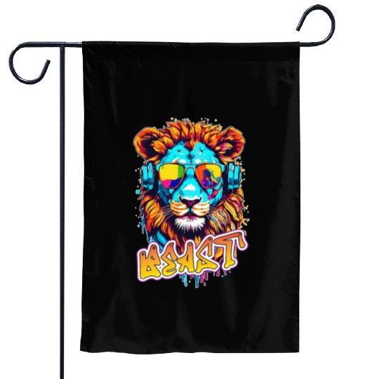 Beast Lion2 Garden Flags
