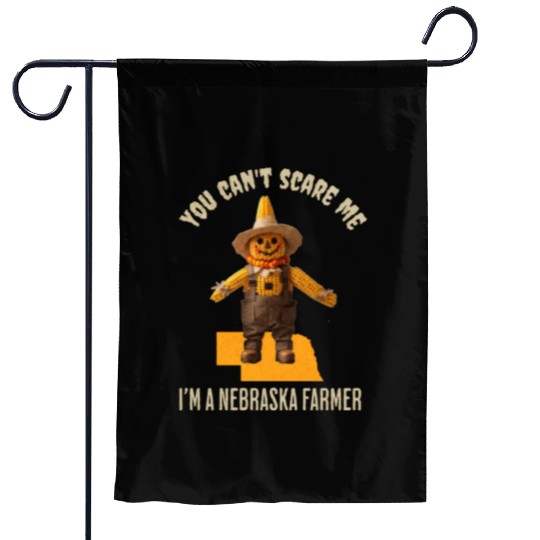 I’m a Nebraska Farmer Halloween Fall Autumn Garden Flags