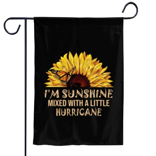I'M Sunshine Mixed With Little Hurricane Garden Flags