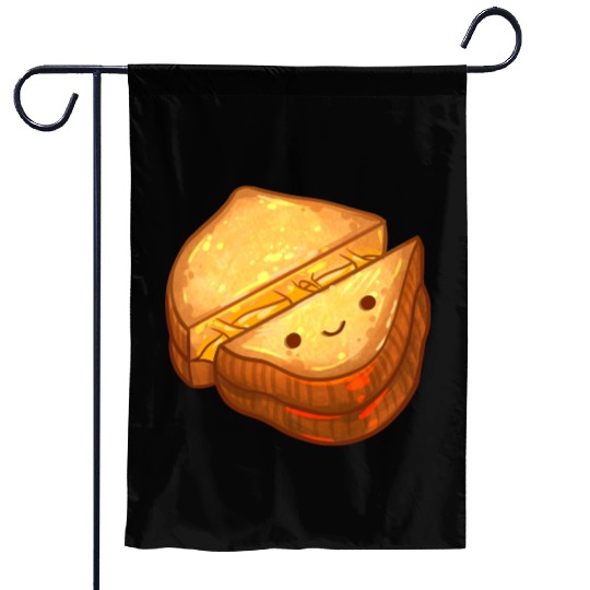 Grilled Cheese Sandwich Garden Flags