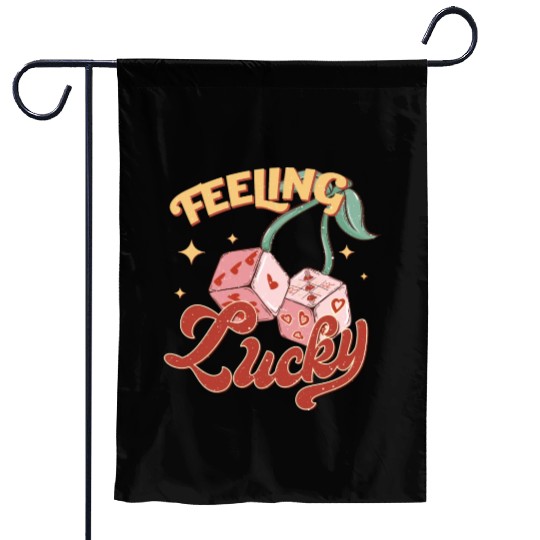 Feeling Lucky Tic Tac Toe Love Game Valentine Gift Garden Flags