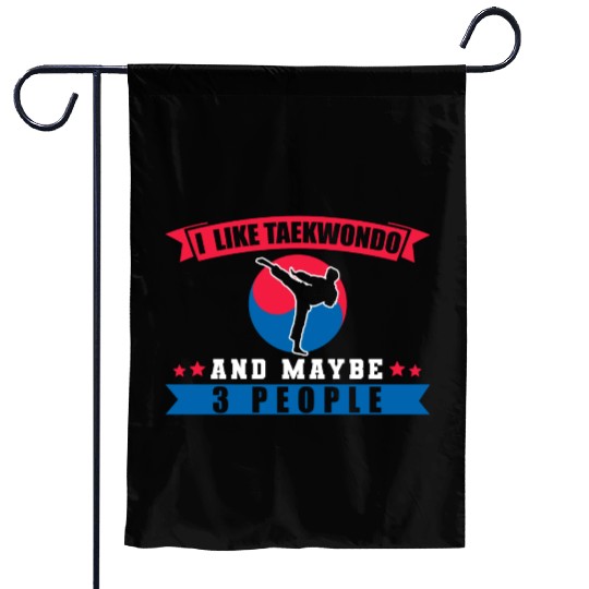 TKD Korean Martial Arts Tae Kwon Garden Flags