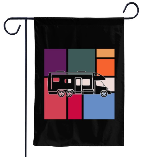 Vintage Camper – Retro Road Trip Garden Flags