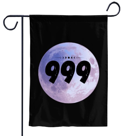 Purple Moon Angel Numbers 999 Garden Flags