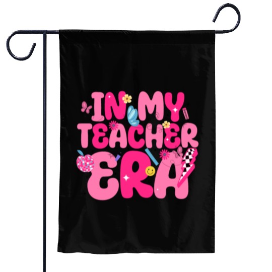 In My Teacher Era Best Teacher Appreciation Retro Garden Flags