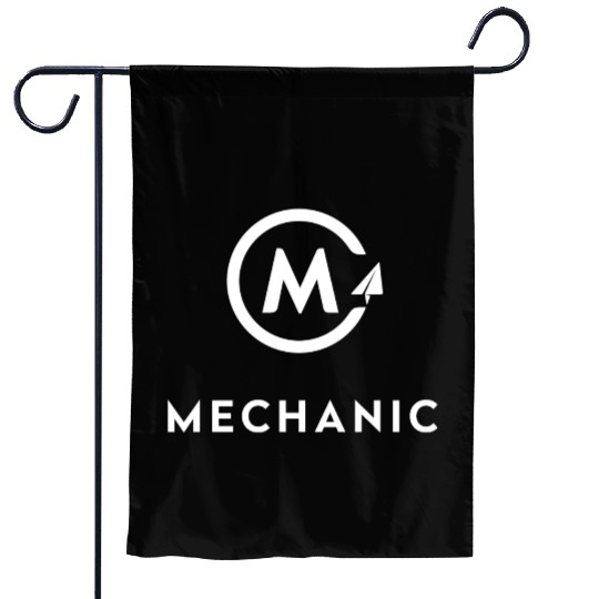 Airplane Mechanic Garden Flags