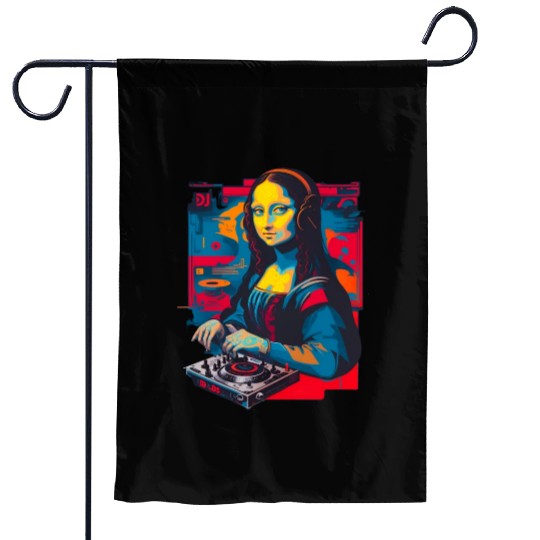 Dj Mona Lisa Garden Flags