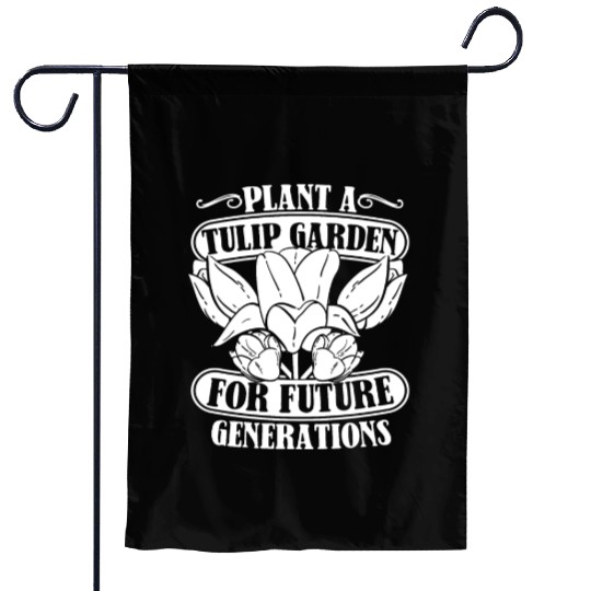 Tulip Gardening Tulips Garden Flags