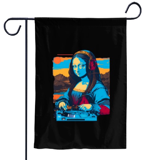 Dj Mona Lisa Garden Flags