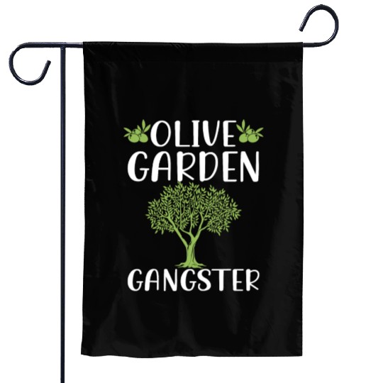 Olive Garden, Gardening, Olive Graphic Garden Flags