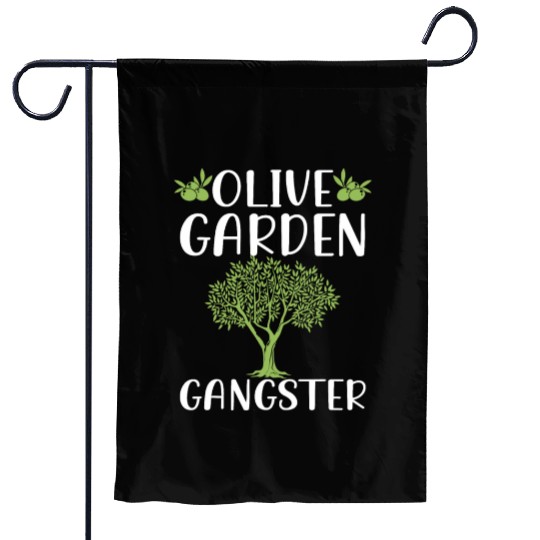 Olive Garden, Gardening, Olive Graphic Garden Flags