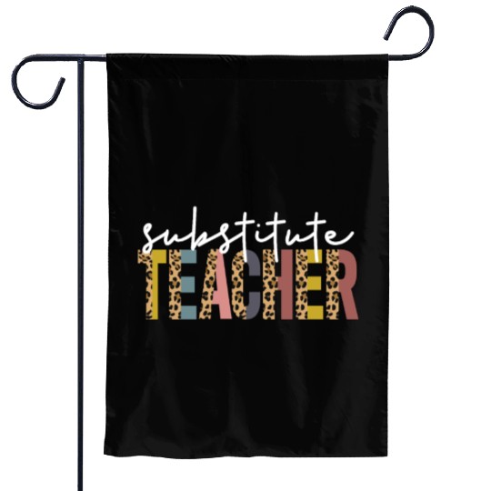 Substitute Teacher Back To School Sub Teacher Garden Flags