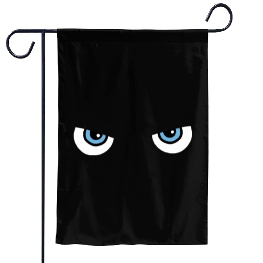 Black Cat Blue Eyes | Halloween Gift For Cat Lover Garden Flags
