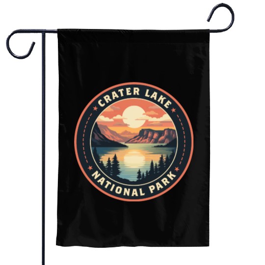 Crater Lake National Park Garden Flags