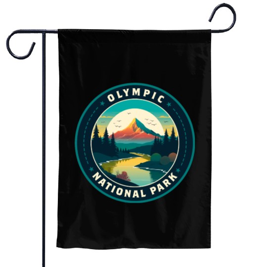 Olympic National Park Garden Flags