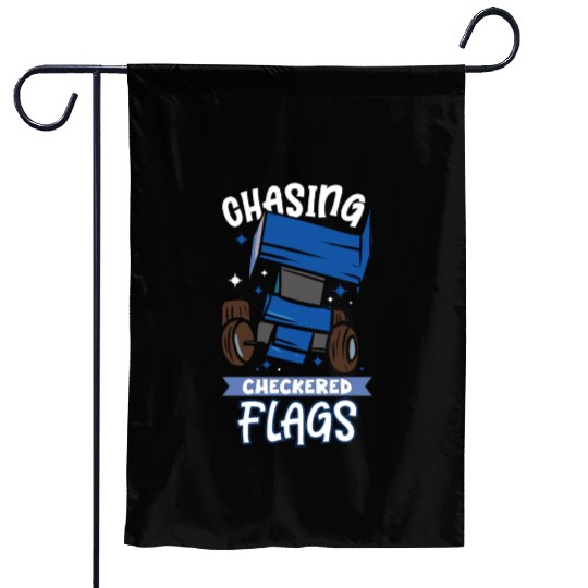 Sprint Car Mom Dirt Track Racing Racing Race Day Garden Flags