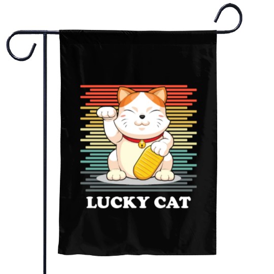 Lucky Cat - Maneki Neko Garden Flags