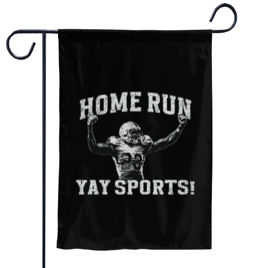 Home Run Football, Yay Sports! Garden Flags