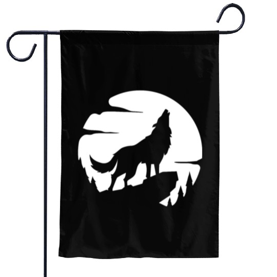 Wolf Howl Wilderness Wildlife Garden Flags