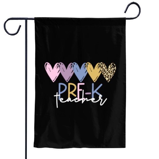 Pre-K Teacher Back To School Pre-K Teacher Garden Flags