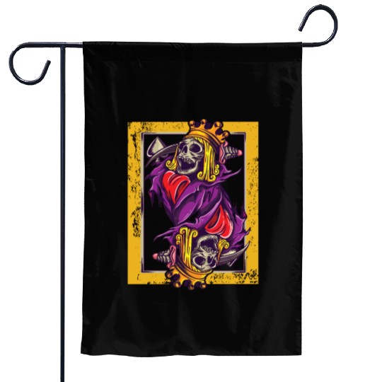 Spades King Poker Ace Texas Hold'em Garden Flags