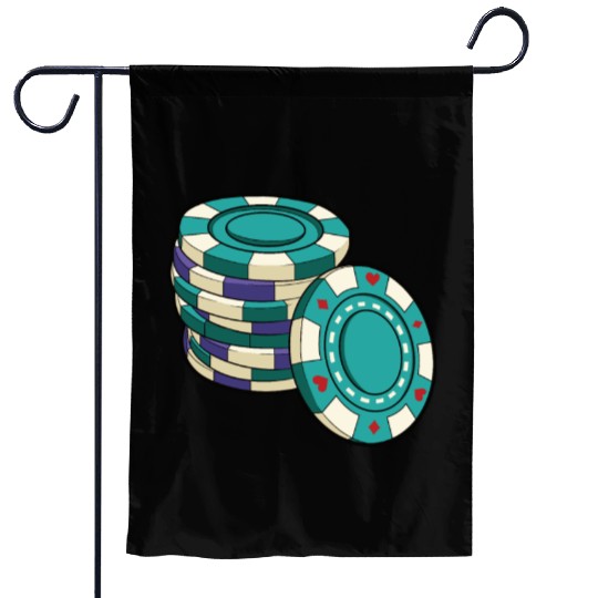 Poker Chips Poker Ace Texas Hold'em Garden Flags