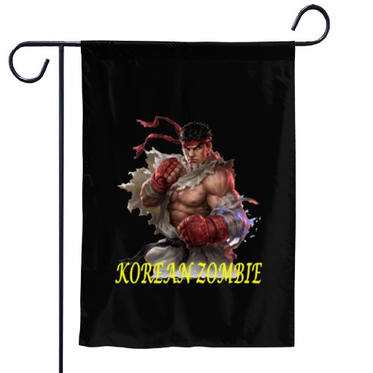 Korean zombie Garden Flags