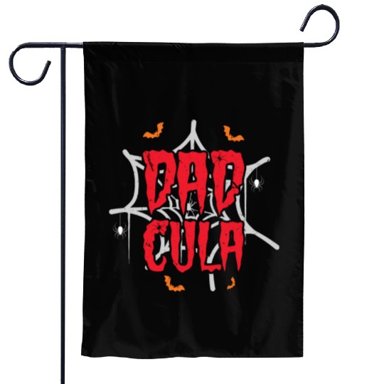 Spider Bat Vampire For Dad Lazy Creepy Halloween Garden Flags