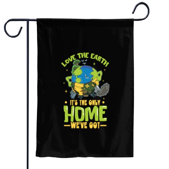 Climate Change Environmental Earth Day Planet Garden Flags