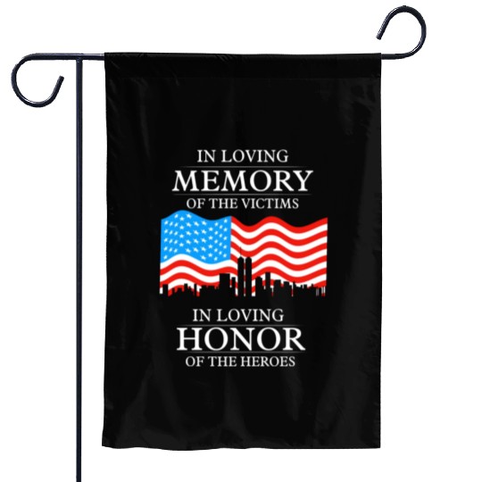 911 in loving memory Garden Flags