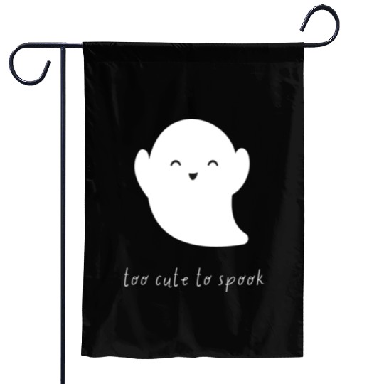 Cute NICU Halloween | Too cute to spook design Garden Flags