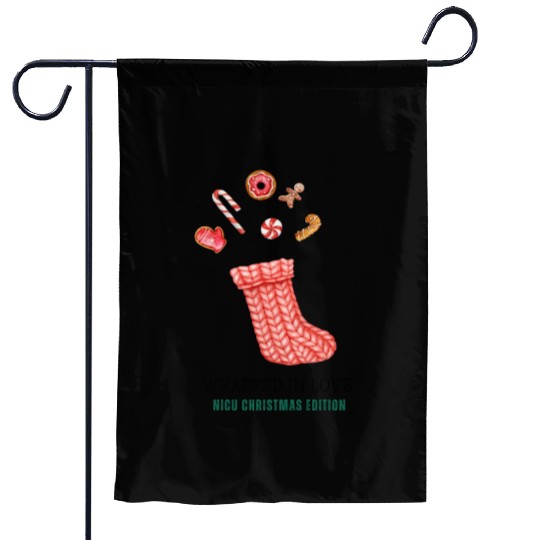 NICU Christmas design | Wrapped in Love Garden Flags