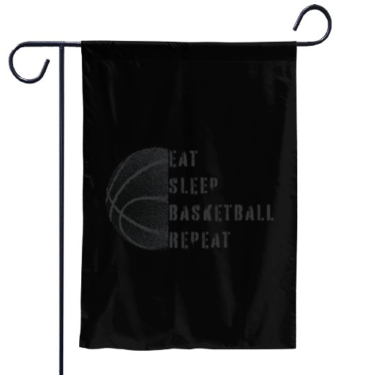 Basketball Player Boy Eat Sleep Basketball Repeat Garden Flags