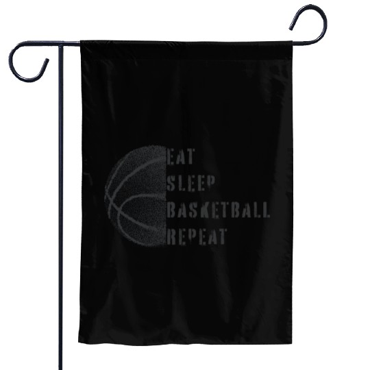 Basketball Player Boy Eat Sleep Basketball Repeat Garden Flags