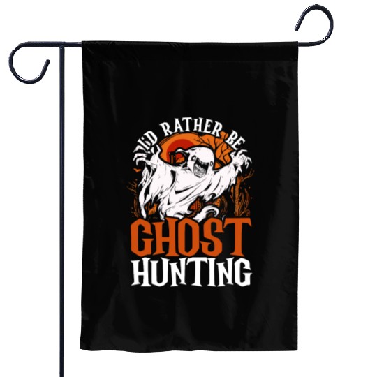 Paranormal Investigator Ghost Hunting Garden Flags