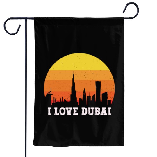I love Dubai Garden Flags