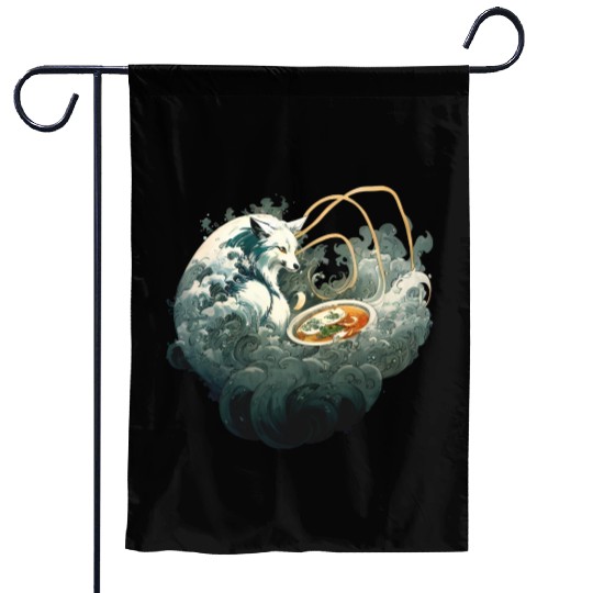 Nine Tailed Fox Ramen - Kitsune Garden Flags