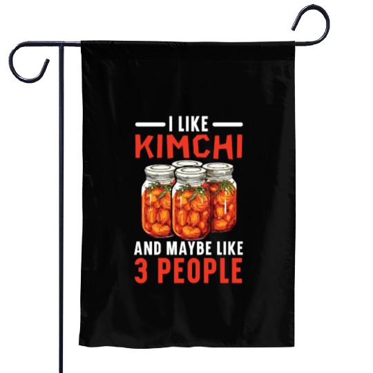 Kimchi Lover Korean Cuisine Spicy Food South Korea Garden Flags